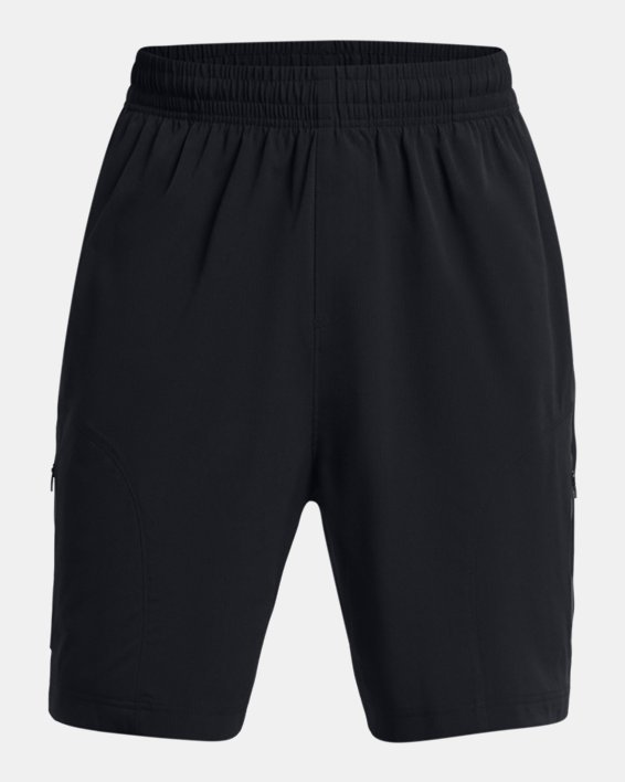Men's UA Unstoppable Vent Shorts in Black image number 4